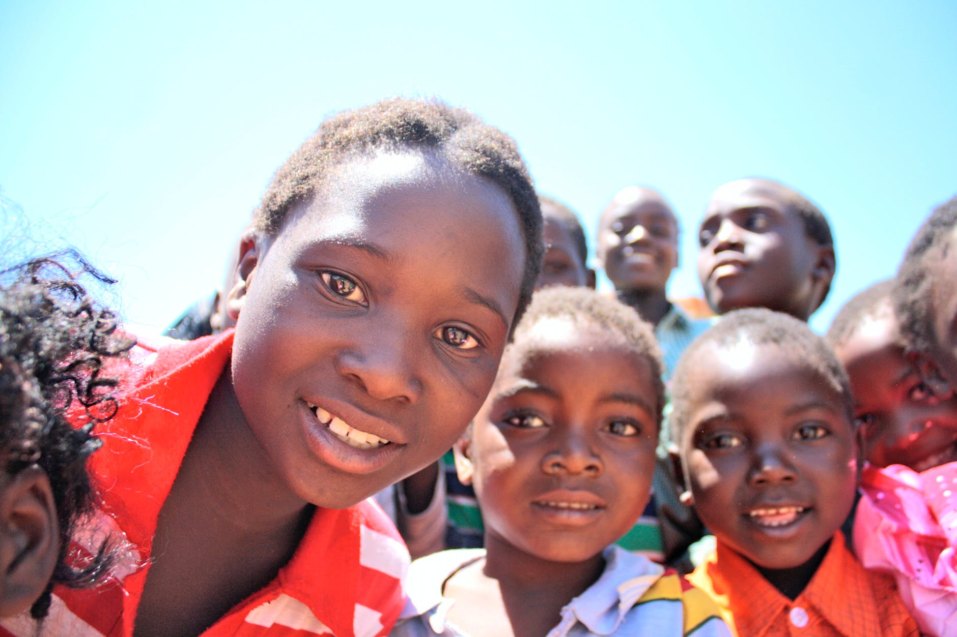 group photo of a children