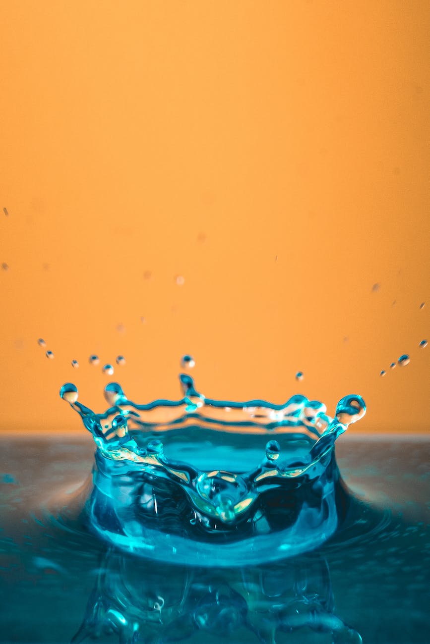 blue liquid illustration