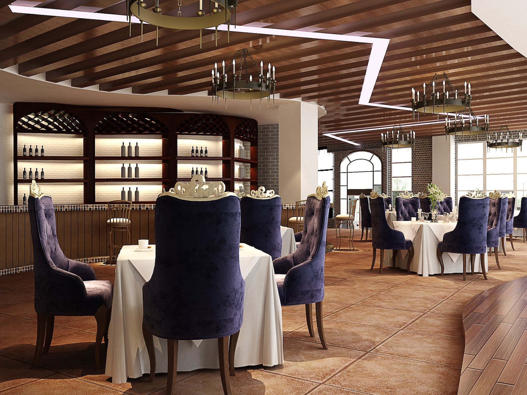 architecture ceiling chairs chandeliers