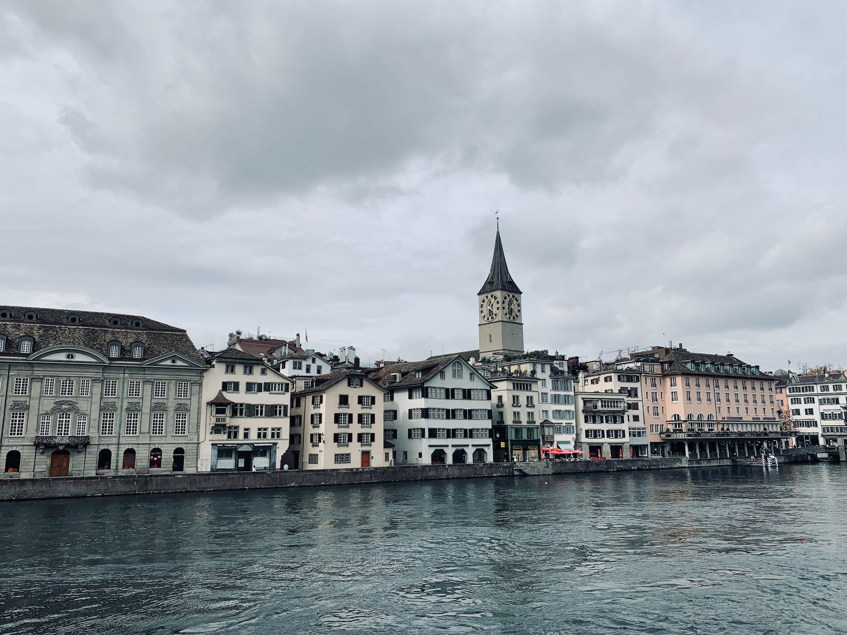 view of church of st peter surrounded by buildings