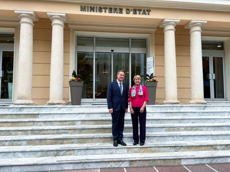 مقابلة كزافييه بيتيل مع إيزابيل بيرو أمادي وزيرة خارجية موناكو