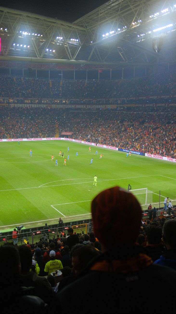 galatasaray match at rams park in istanbul