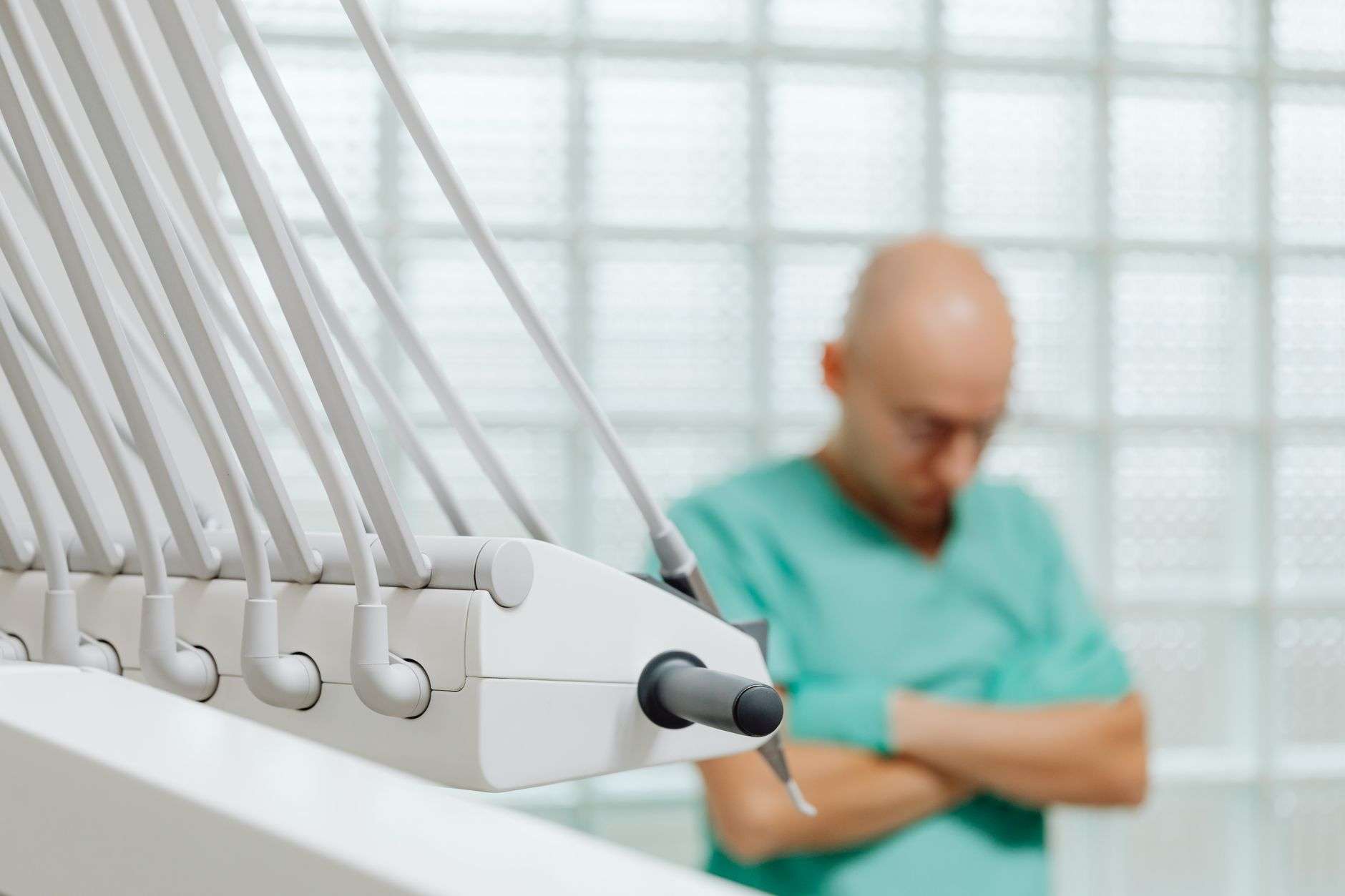 medical instrument in dentist office